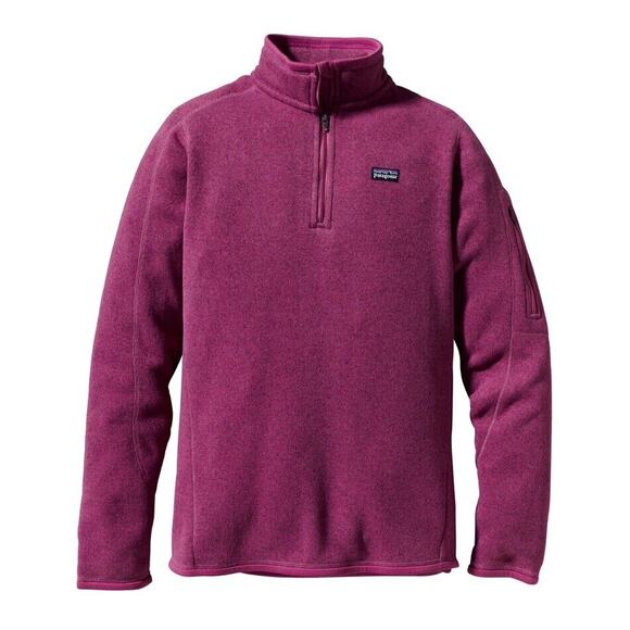 Patagonia Sweaters - Patagonia Better Sweater Quarter 1/4 Zip Rubellite Pink Size Medium Style 25616